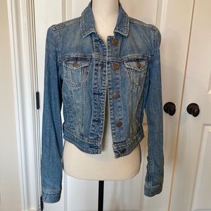 American Eagle cropped denim jacket